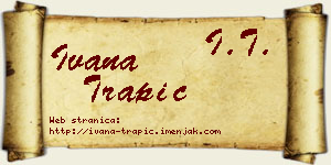 Ivana Trapić vizit kartica